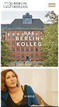 Mobile Screenshot of berlin-kolleg.de